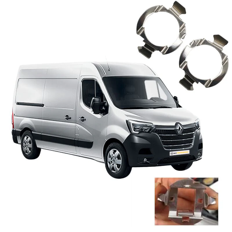 Adaptateurs x2 Porte Ampoules LED Supports Kit ampoule LED H7 pour Renault Master