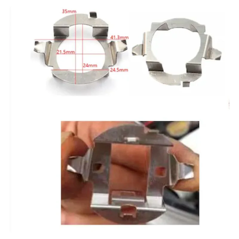 Adaptateurs x2 Porte Ampoules LED Supports Kit ampoule LED H7 pour Renault Master – Image 2