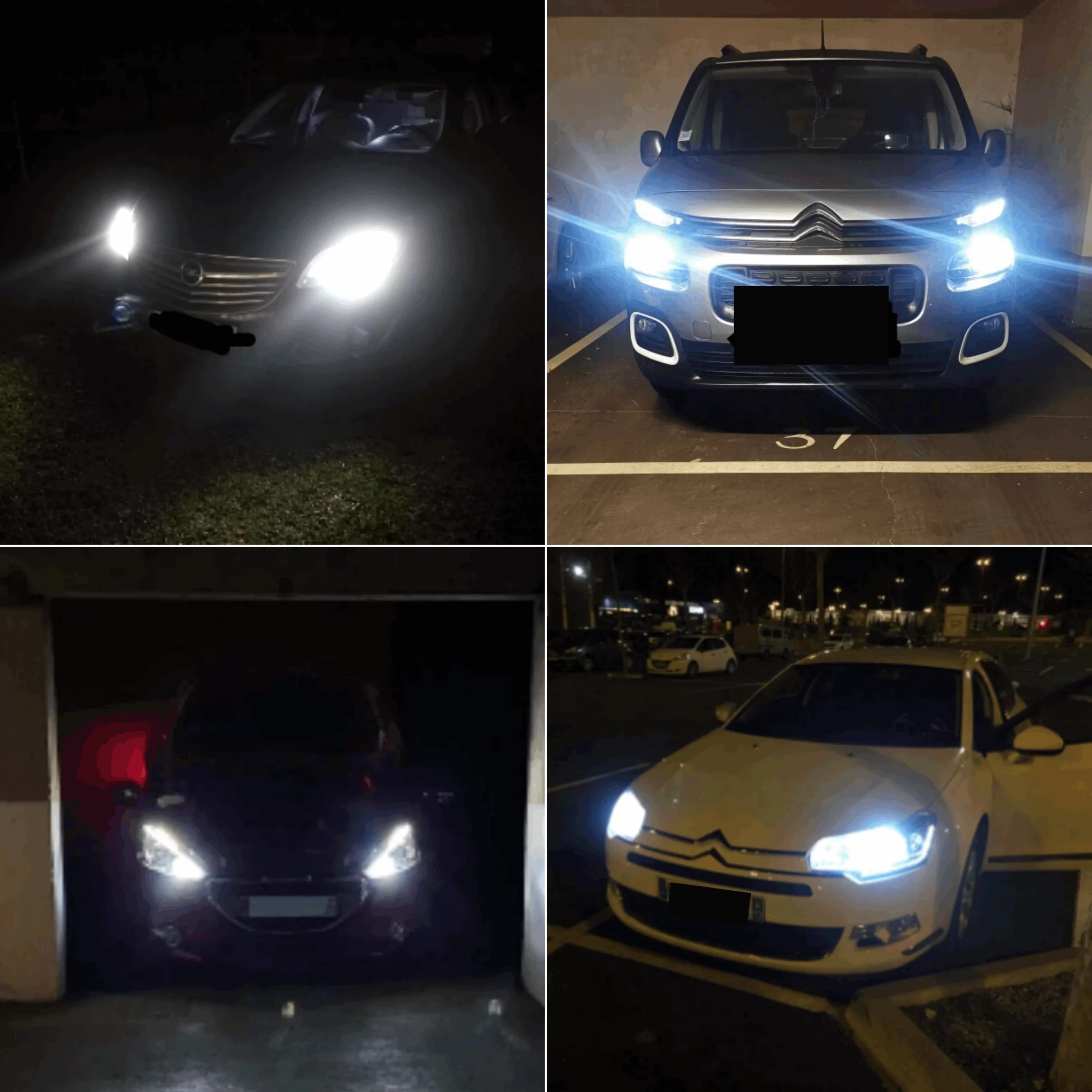 Pack ampoules LED H7 CITROËN C4 I Picasso (UD) 10.2006 - 08.2013 - LED 72W Blanc – Image 4