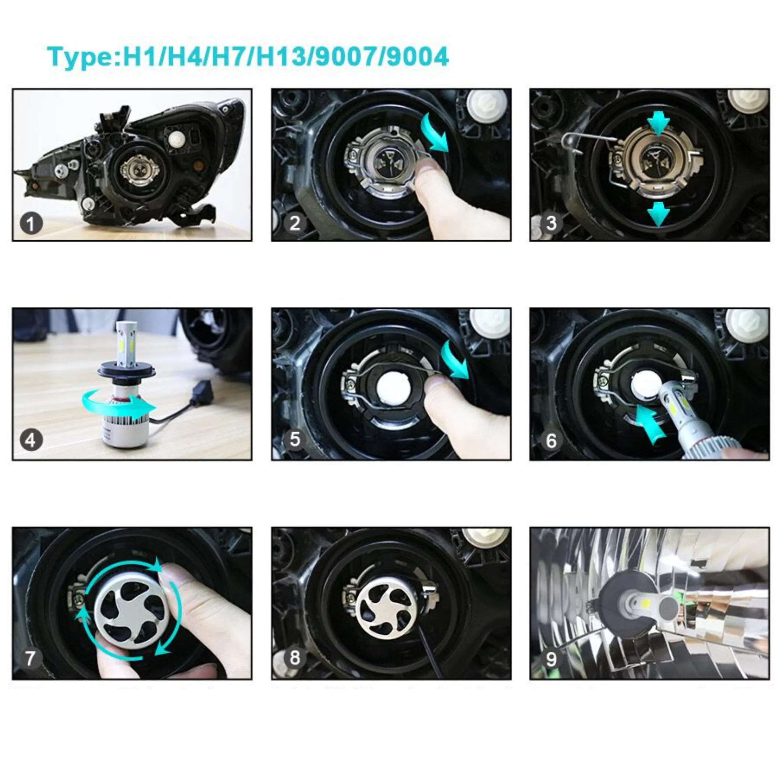 Pack Ampoules LED H7 Volkswagen Multivan / Transporter T7 (2021 à 2023) - Kit LED – Image 5