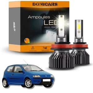 Pack Ampoules LED H7 Fiat Punto MK2B (2003 à 2012) - Kit LED