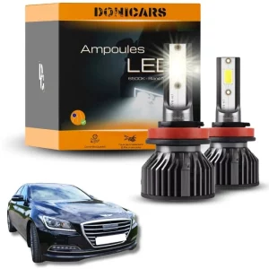 Pack Ampoules LED H7 Hyundai Genesis (2012 à 2016) - Kit LED