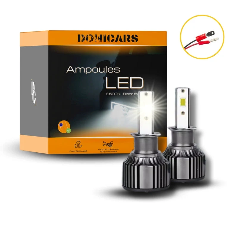 Pack ampoules LED H3 TOYOTA Corolla IX Station Wagon (E120) (12.2001 à 12.2007) - 72W Blanc pur