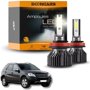 Pack Ampoules LED H7 Mercedes Benz ML (W164) (2006 à 2011) - Kit LED