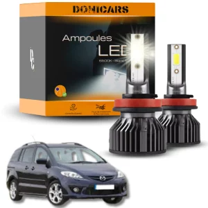 Pack Ampoules LED H7 Mazda 5 phase 1 (2005 à 2010)  - Kit LED
