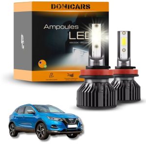 Pack Ampoules LED H7 Nissan Qashqai 2 (2014 à 2021) - Kit LED
