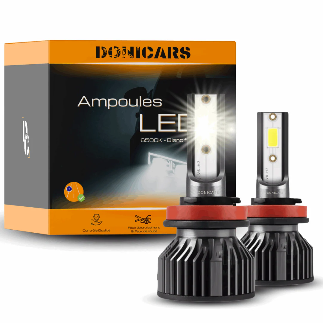 Pack ampoules LED H7 CITROËN C4 I Picasso (UD) 10.2006 - 08.2013 - LED 72W Blanc
