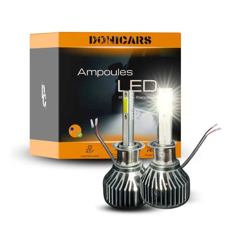 Pack ampoules LED H1 MERCEDES-BENZ CLK Cabriolet (A208) (03.1998 à 03.2002)