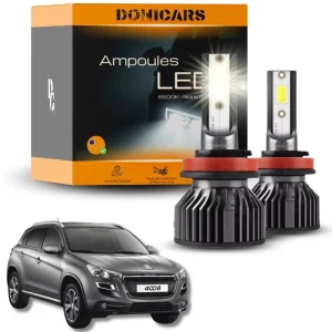 Pack Ampoules LED H7 Peugeot 4008 (2012 à 2016)  - Kit LED