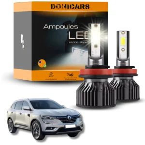 Pack Ampoules LED H7 Renault Koleos 2 (2016 à 2023)  - Kit LED