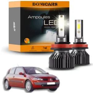 Pack Ampoules LED H7 Renault Megane 2 (2002 à 2009)  - Kit LED