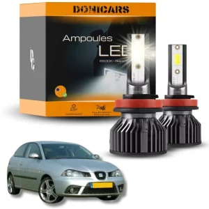 Pack Ampoules LED H7 Seat Ibiza 6L (2002 à 2008)  - Kit LED