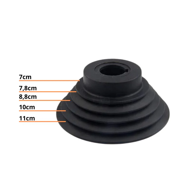 Cache Poussière Ampoule LED - Cache Phare LED Perforé & Étanche (x2) – Image 2