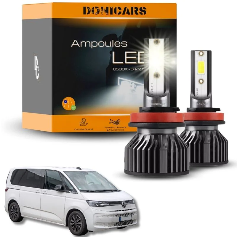 Pack Ampoules LED H7 Volkswagen Multivan / Transporter T7 (2021 à 2023) - Kit LED