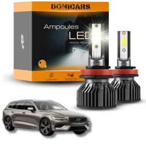 Pack Ampoules LED H7 Volvo V60 II (2018 à 2023)  - Kit LED