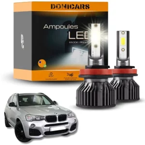 Pack Ampoules LED H7 BMW X3 (F25) (2010 - 2017) - Kit LED