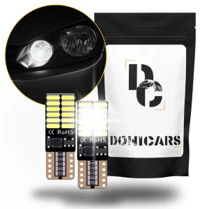 Feux de position / Veilleuses LED pour RENAULT Clio I 3/5 portes (05.1990 à 08.1999) - LED T10 W5W