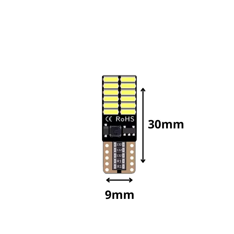 Feux de position / Veilleuses LED pour PORSCHE Panamera (970) (08.2009 à 10.2016) - LED T10 W5W – Image 3